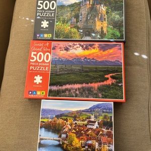Set of 3 puzzles